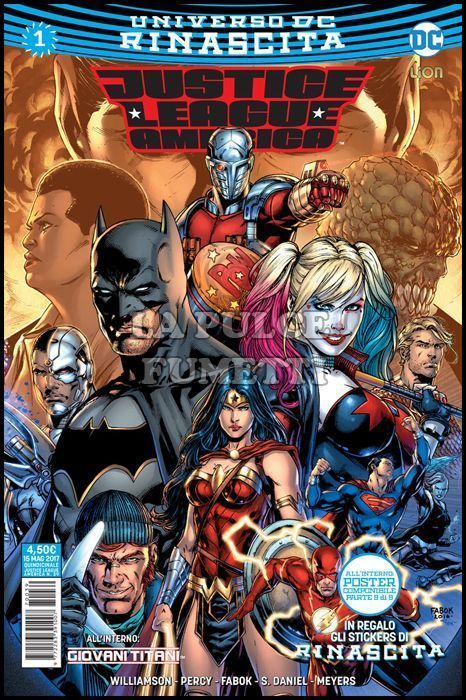 JUSTICE LEAGUE AMERICA #     1